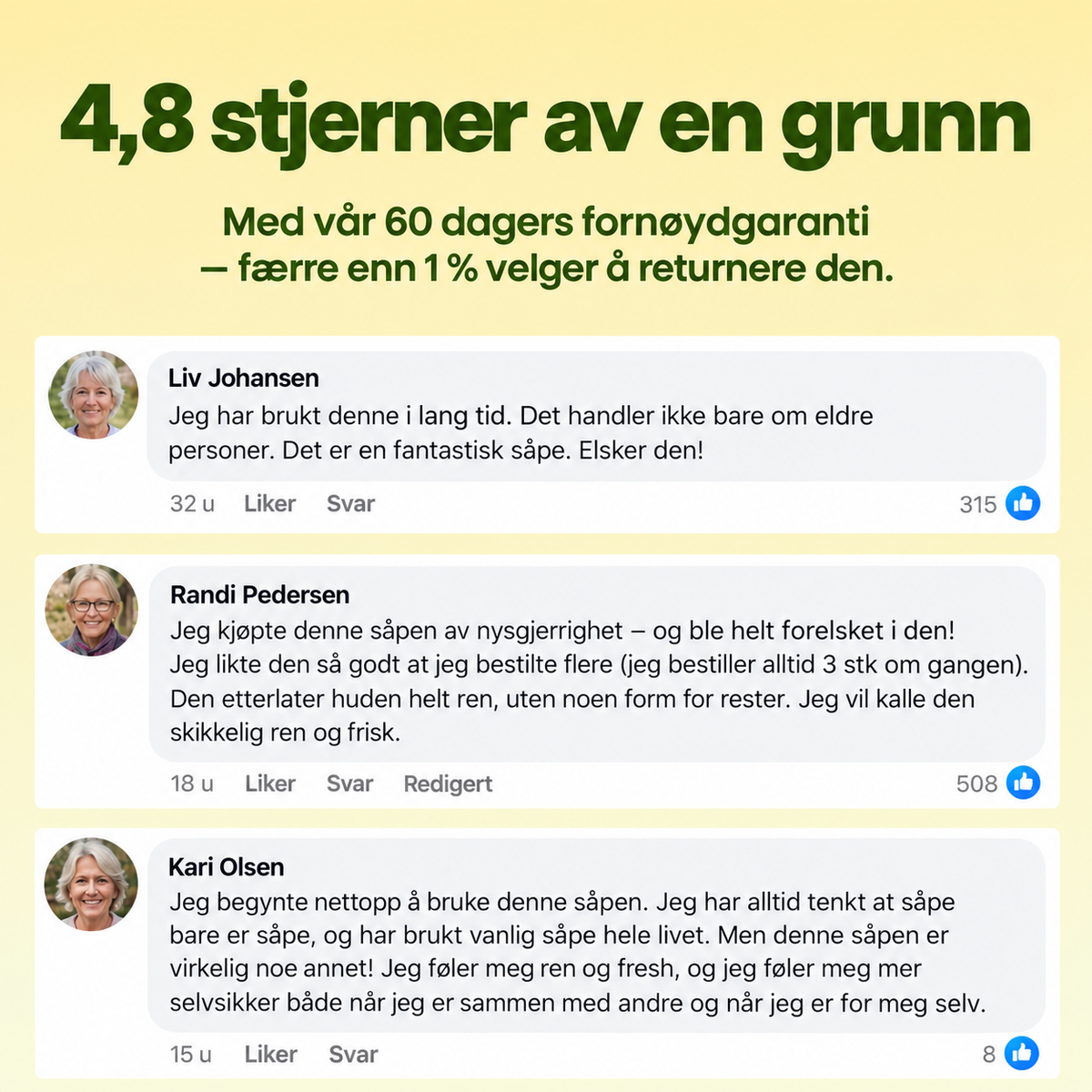 Nenova™ Deodoriserende persimon-såpe